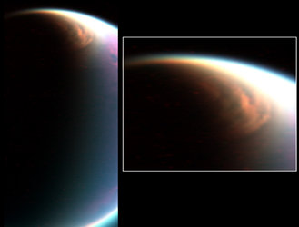 Titan's Giant North Pole Cloud