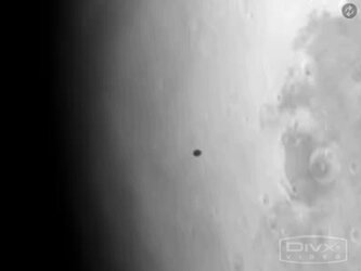 Animation: Phobos transit of Mars (faster)