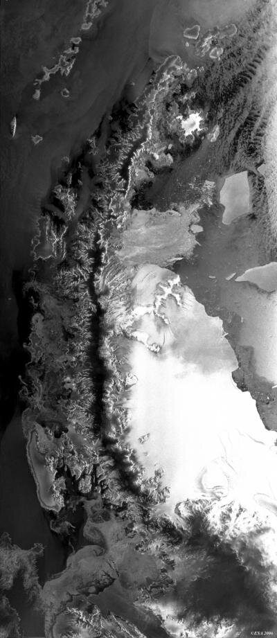 The Larsen-B Ice Shelf in 2002