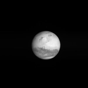 Mars seen by Rosetta on swingby approach 24 February 2007