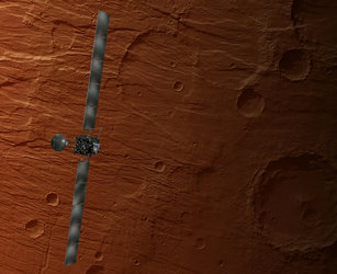 Rosetta swinging by Mars at close distance