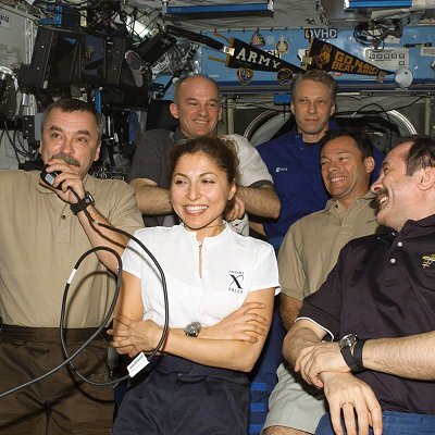 Spaceflight participant Anousheh Ansari on board ISS