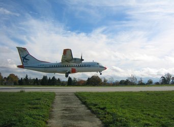 L'ATR42 du contrôle en vol de la Direction Générale de l'Aviation Civile (DGAC)