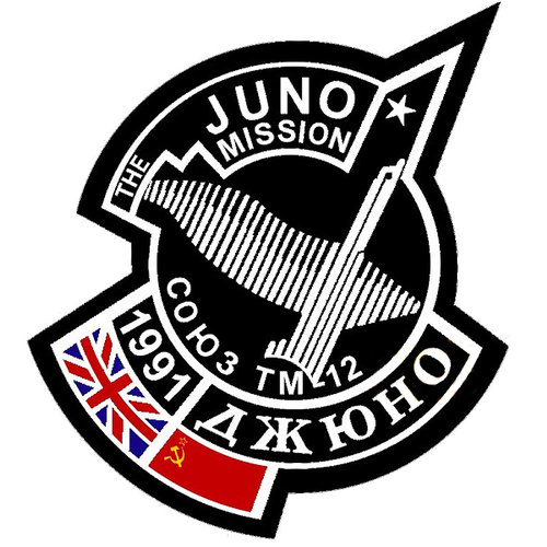 Soyuz TM-12 Juno mission patch, 1991