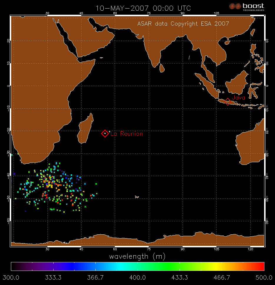 Tracking waves across the Indian Ocean