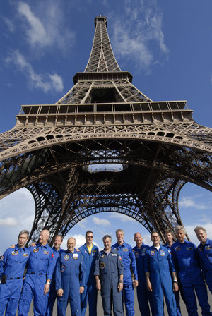 European astronaut corps together with Russian and American colleagues