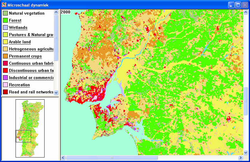 Exploring future land use scenarios in Portugal