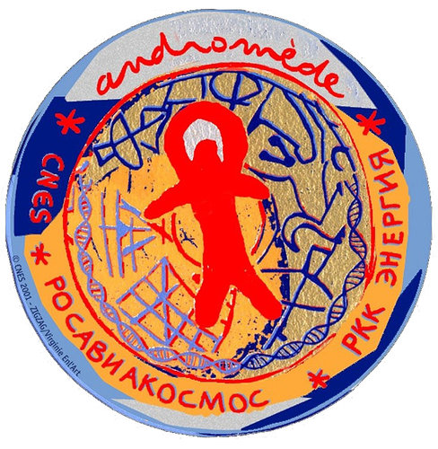 Soyuz TM-33 Andromède mission patch, 2001