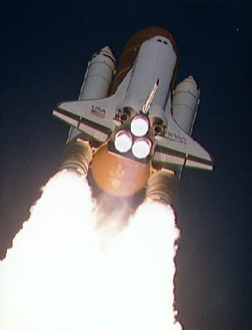 Discovery STS-41 launch 6 Oct 1990