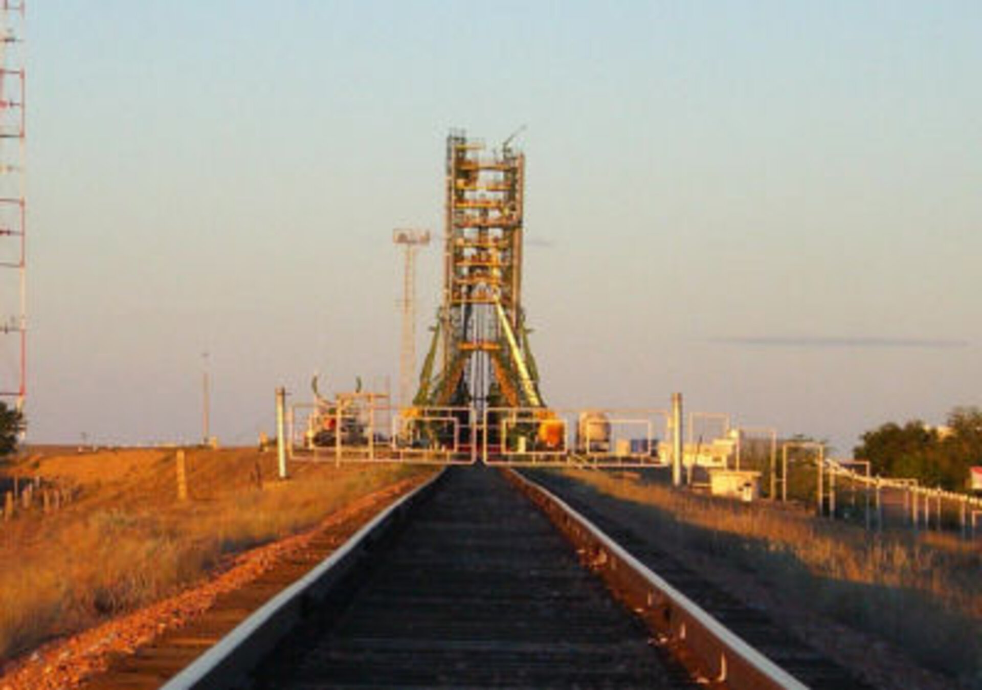 Soyuz launch pad