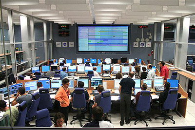 Das ATV-Kontrollzentrum in Toulouse ist an das Kommunikationsnetz des Columbus-Kontrollzentrums angebunden