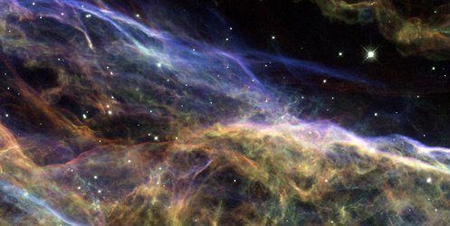 The Witch's Broom Nebula within the Veil Nebula