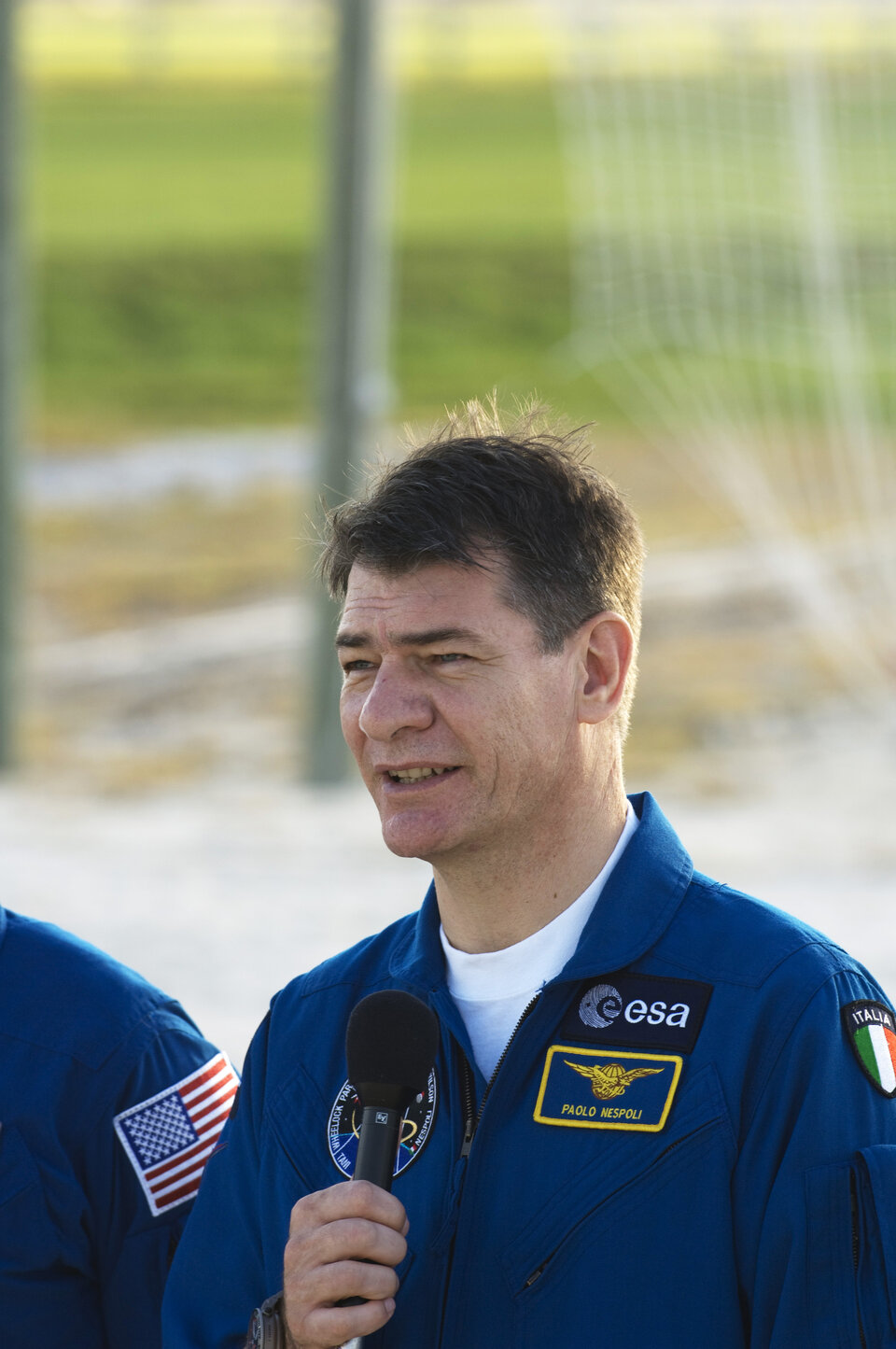 L'astronauta dell’Agenzia Spaziale Europea Paolo Nespoli