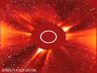 CME observed by SOHO