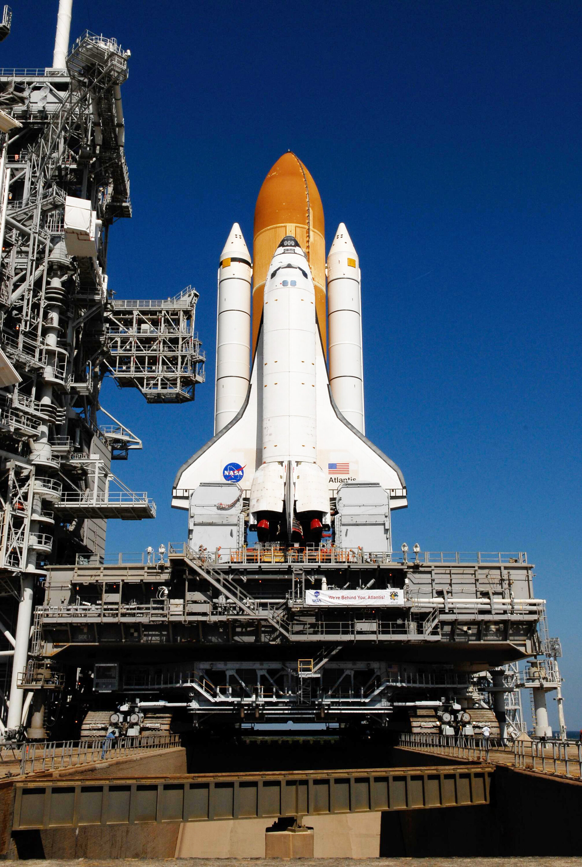 Space Shuttle Atlantis on Launch Pad 39A