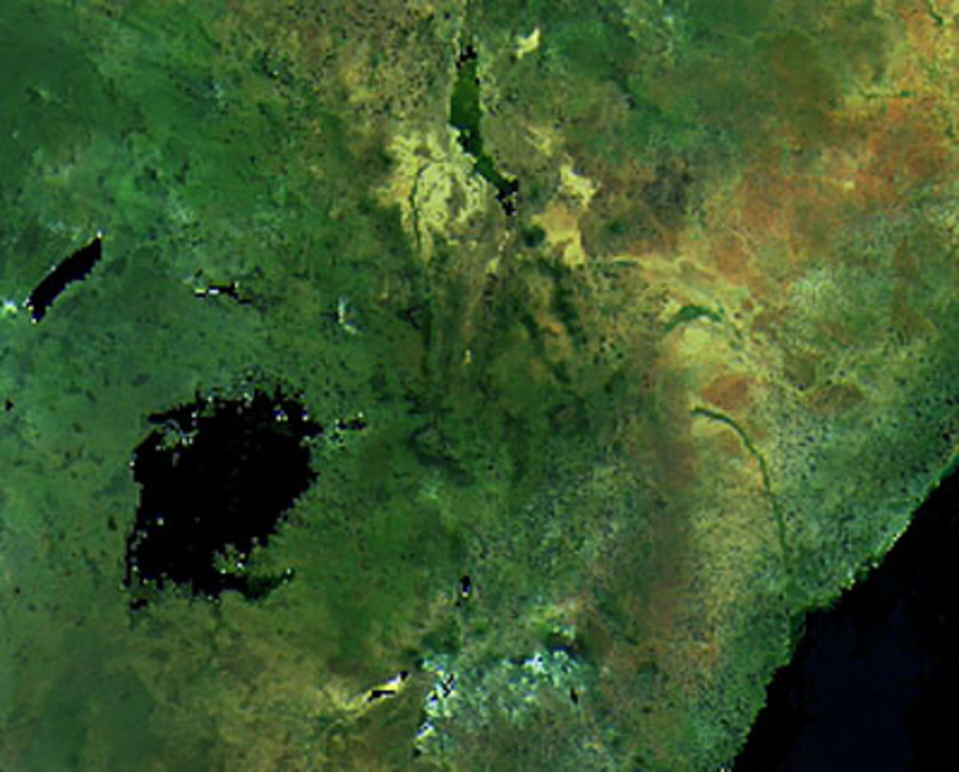 Kenya as seen by Envisat