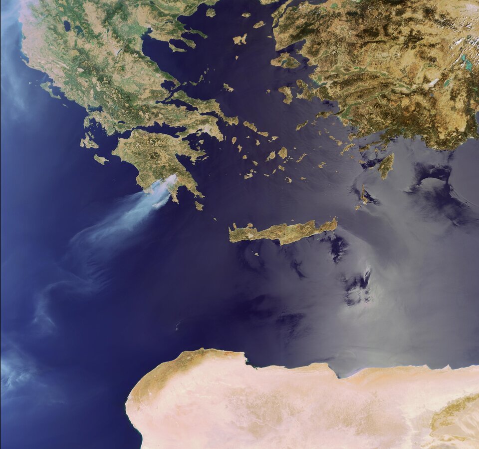 Sommarens skogsbränder i Grekland kan vara en försmak av vad ett varmare klimat för med sig