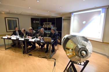 ATV press briefing at ESA Head Office, Paris
