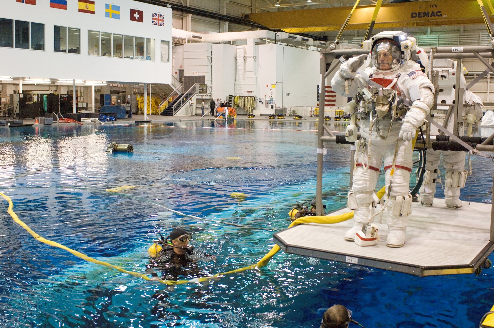 NASA's Neutral Buoyancy Laboratory in Houston