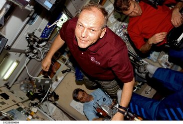 ESA astronaut Hans Schlegel