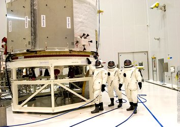 Jules Verne ATV fuelling operations at Europe's Spaceport in Kourou, French Guiana