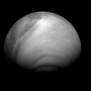View on Venus's southern hemisphere on 28 July 2007