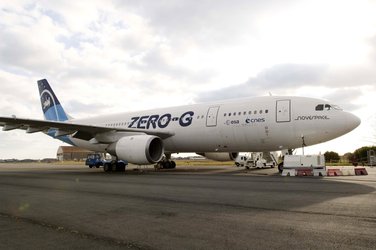 'Zero-g' Airbus A-300 used for parabolic flights