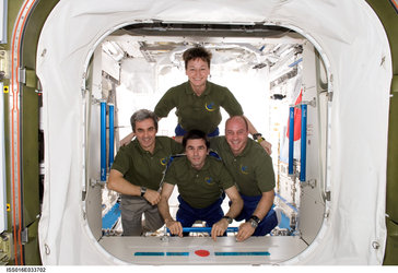 The ISS Expedition 16 resident crew