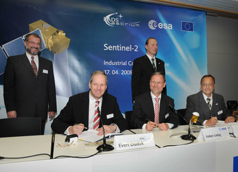 GMES Sentinel-2 satellite contract signed
