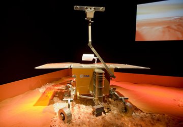 Full-scale model of ESA's ExoMars rover, to be launched in 2013