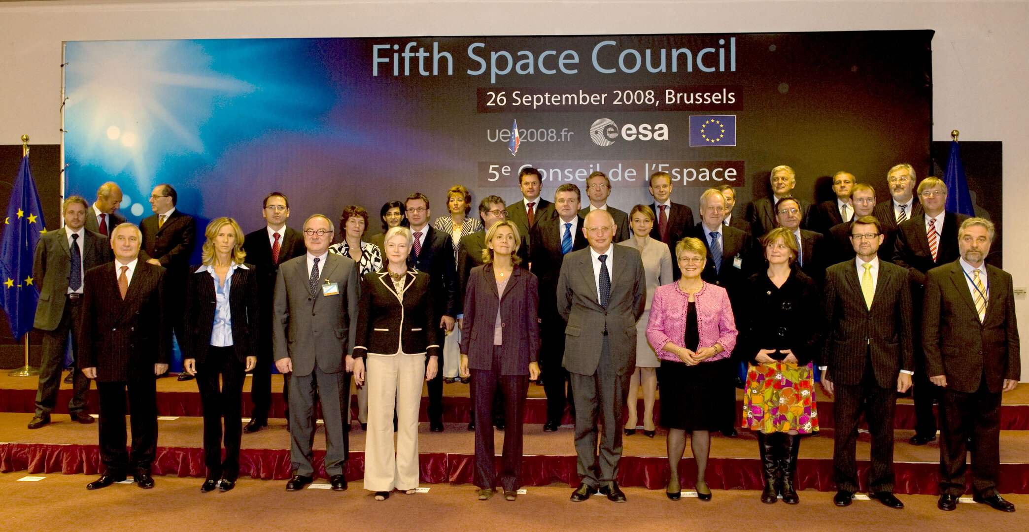 Die Minister treffen sich zum 5. Space Council in Brüssel