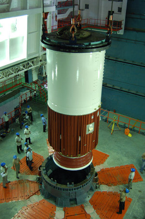 PSLV-C11 launcher's first-stage nozzle