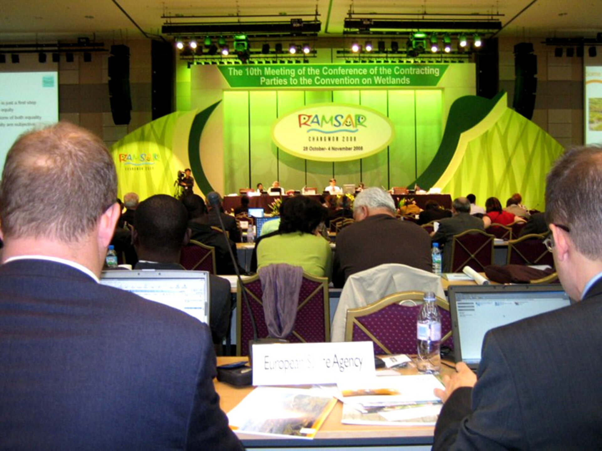 ESA attends the plenary of the Ramsar COP 10