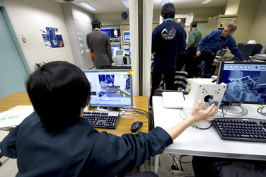 ESA and CSA astronauts participate in simulation training at JAXA's Tsukuba Space Center
