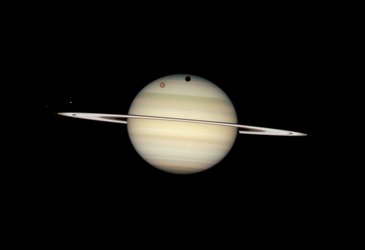 Moon transit at Saturn