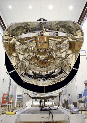 Planck in a cleanroom in Kourou