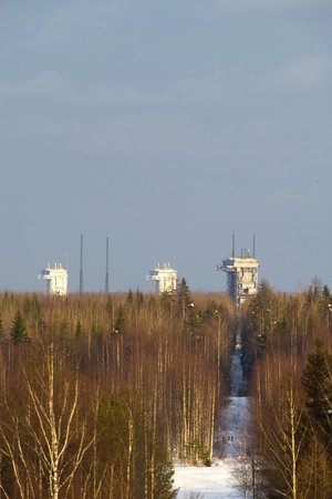 Rockot launch tower