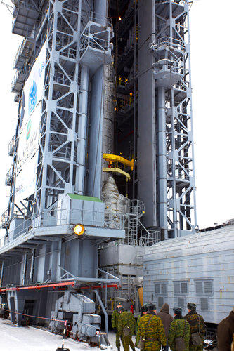 Upper Composite in launch tower