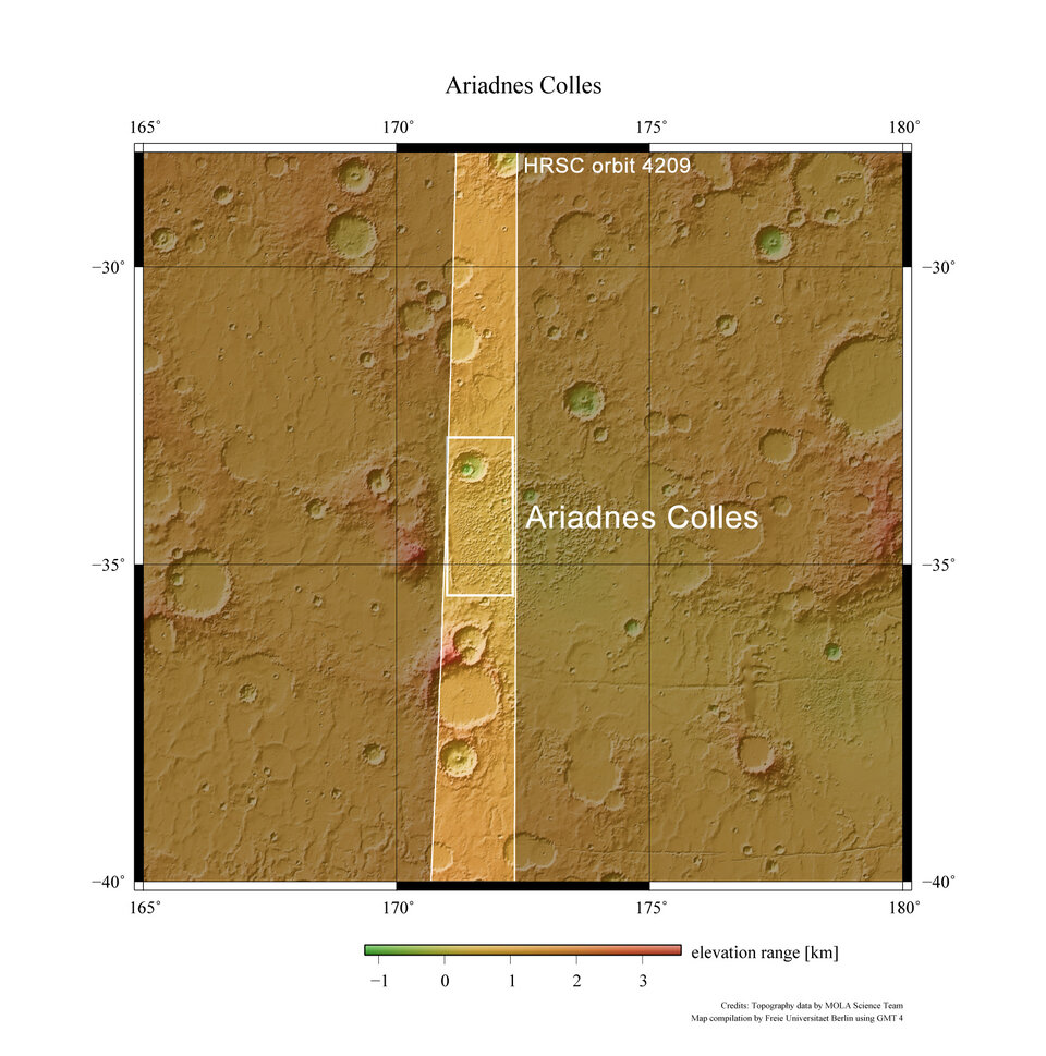 Ariadnes Colles context map