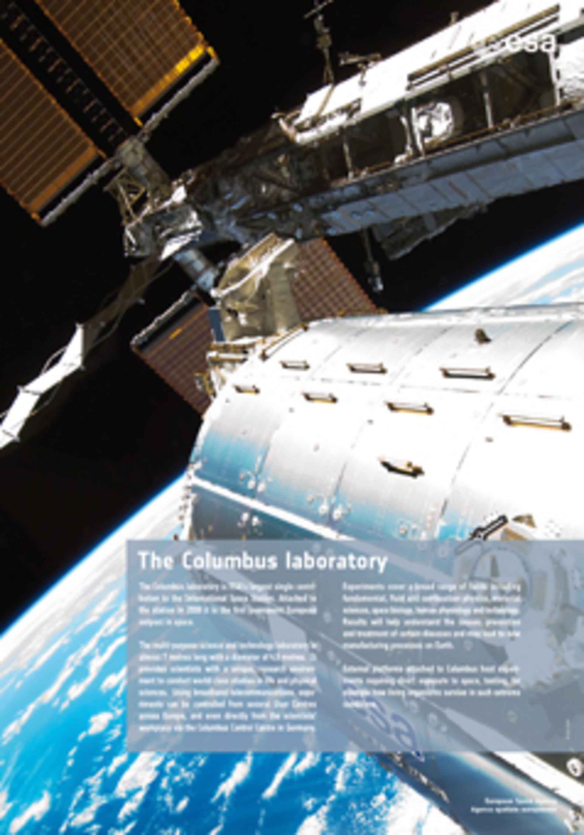 Poster - The Columbus laboratory