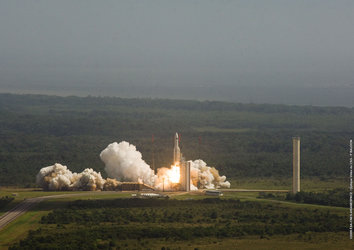 Ariane 5 lift off with Herschel and Planck - 2009