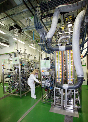 A view inside the MELiSSA pilot plant at the University Autònoma of Barcelona