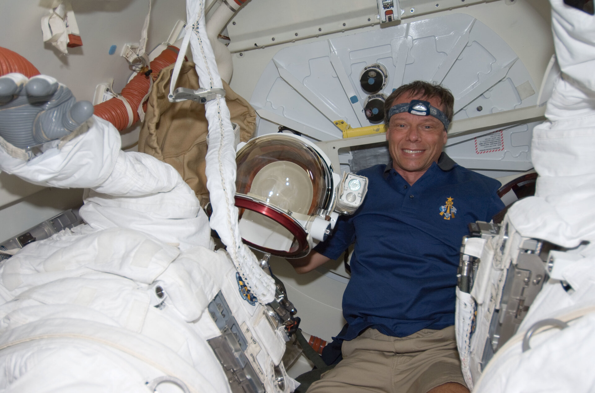 ESA astronaut Christer Fuglesang during STS-128 mission