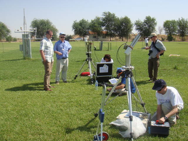 Ground team at the Barrax test site