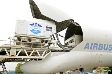Integrated Cargo Carrier for ATV Johannes Kepler arrives in Bremen