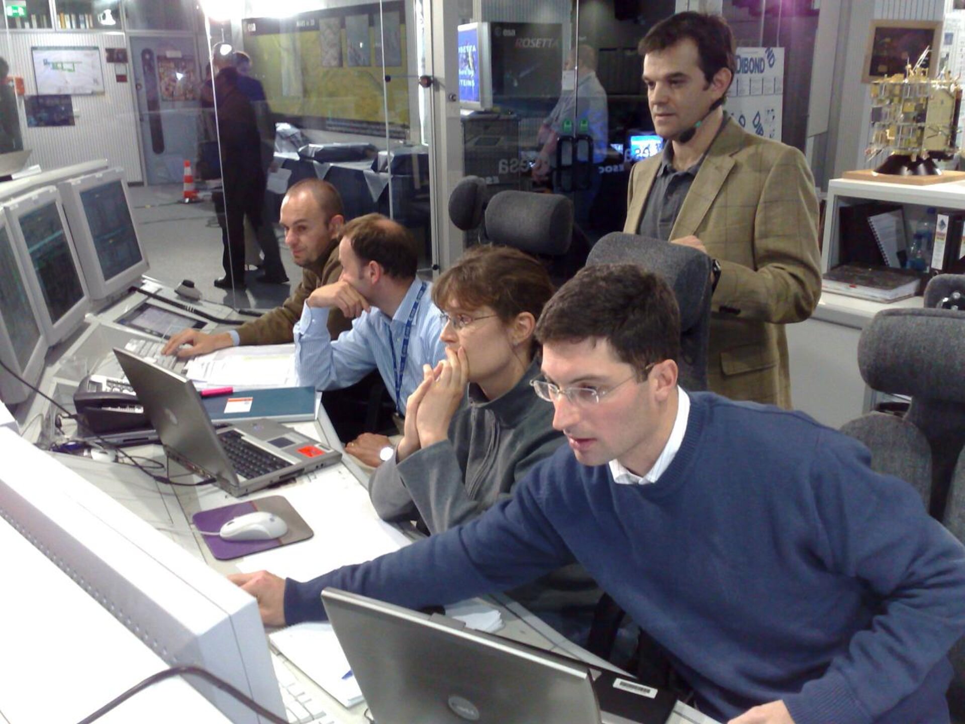Rosetta Flight Control Team in action