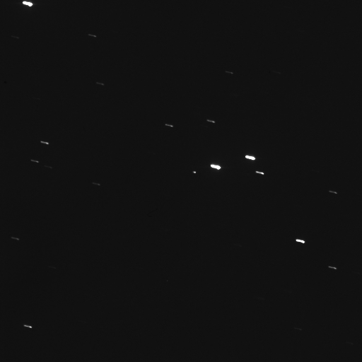 Rosetta darting across the night