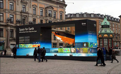 ESA's exhibition in central Copenhagen