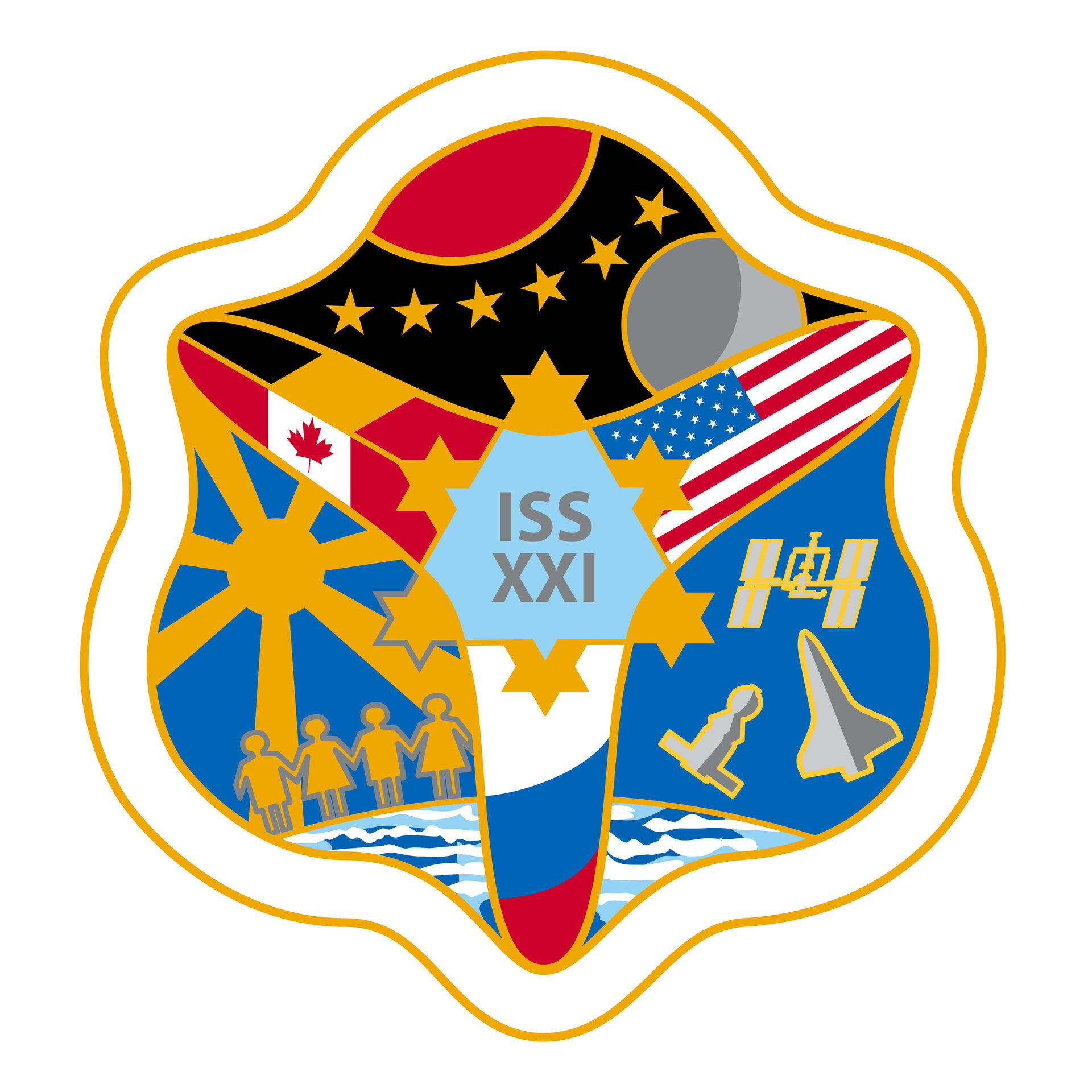ISS Expedition 21 patch, 2009