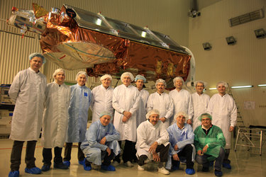 Cryosat-2 launch campaign team